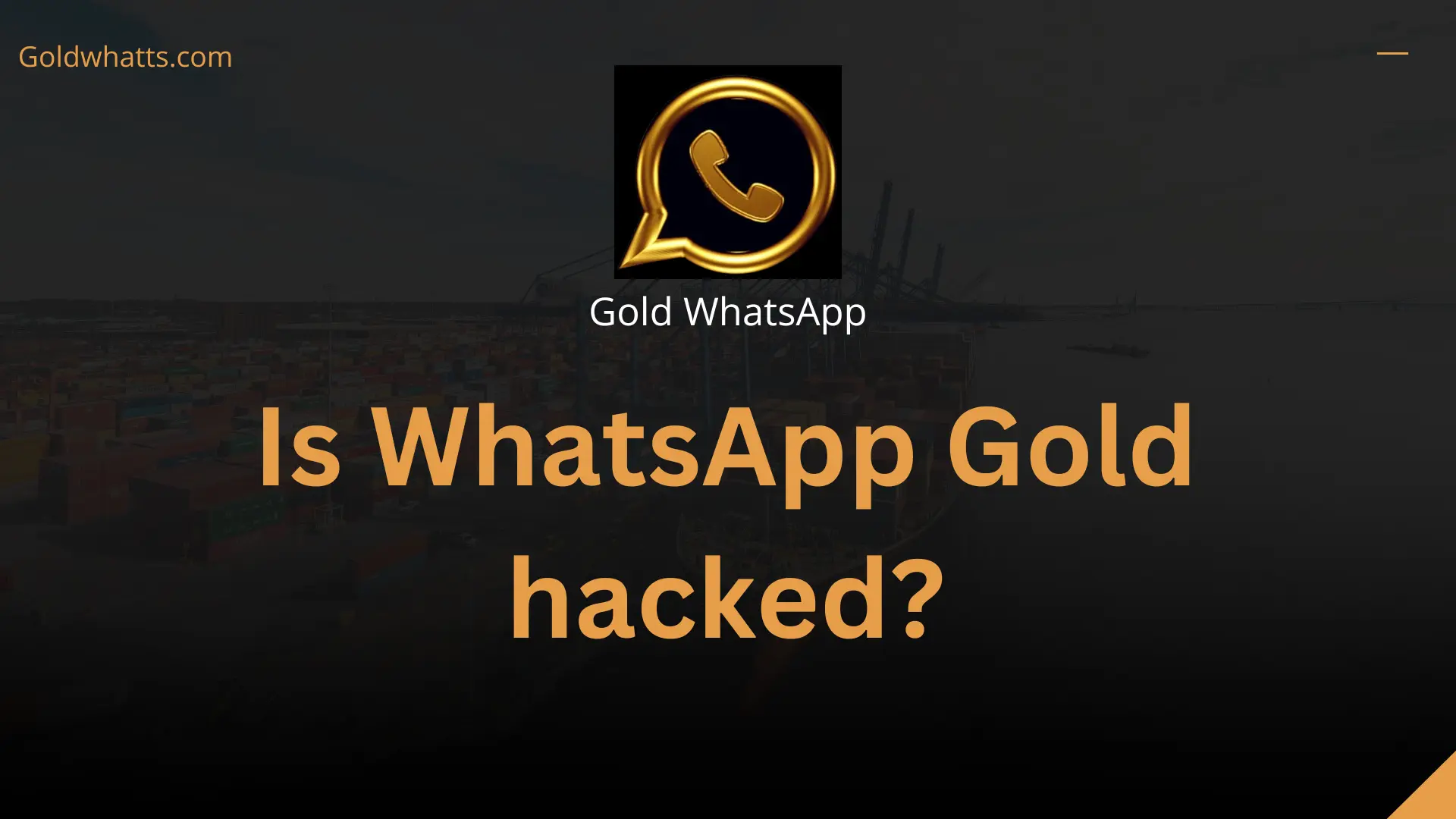 Is WhatsApp Gold hacked